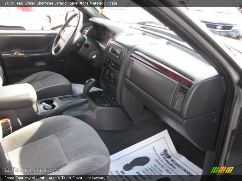 Silverstone Metallic / Agate 2000 Jeep Grand Cherokee Laredo