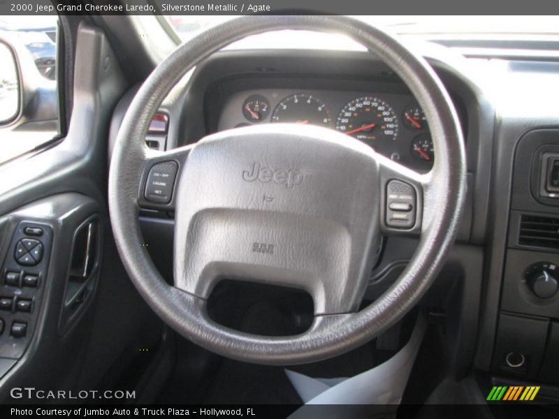 Silverstone Metallic / Agate 2000 Jeep Grand Cherokee Laredo