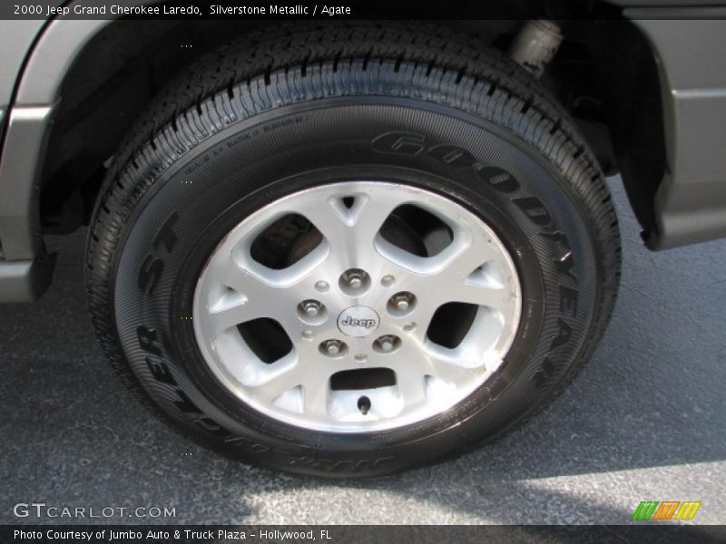 Silverstone Metallic / Agate 2000 Jeep Grand Cherokee Laredo