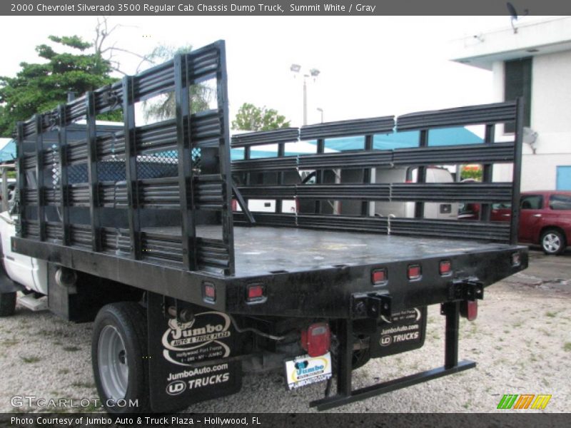 Summit White / Gray 2000 Chevrolet Silverado 3500 Regular Cab Chassis Dump Truck
