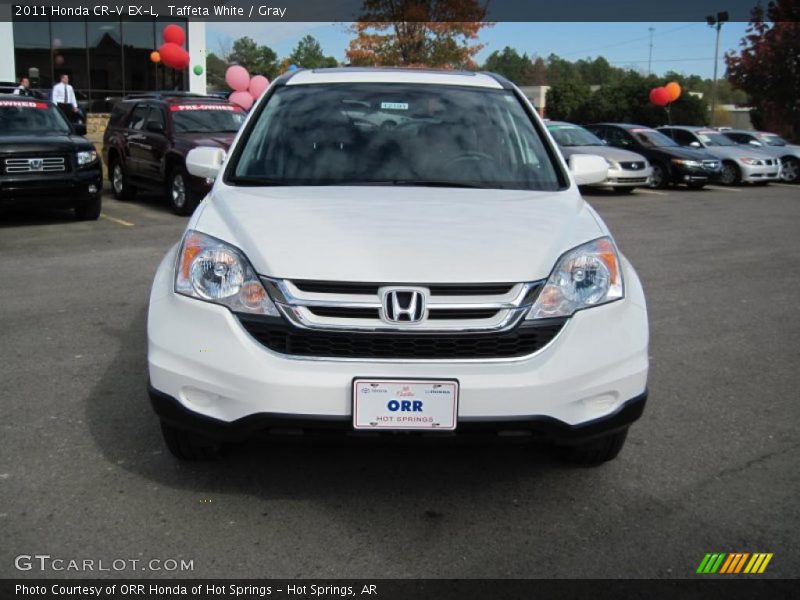 Taffeta White / Gray 2011 Honda CR-V EX-L