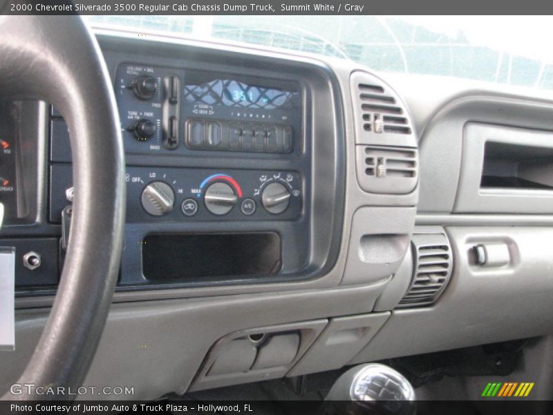 Summit White / Gray 2000 Chevrolet Silverado 3500 Regular Cab Chassis Dump Truck