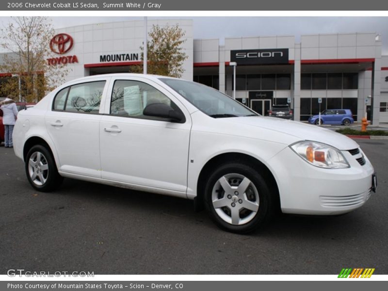 Summit White / Gray 2006 Chevrolet Cobalt LS Sedan