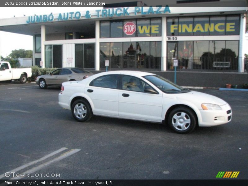 Stone White / Sandstone 2003 Dodge Stratus SE Sedan