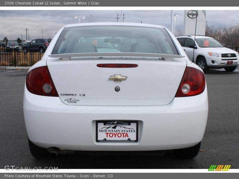 Summit White / Gray 2006 Chevrolet Cobalt LS Sedan