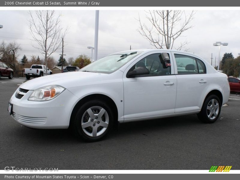 Summit White / Gray 2006 Chevrolet Cobalt LS Sedan