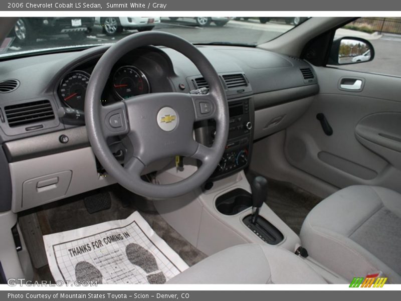Summit White / Gray 2006 Chevrolet Cobalt LS Sedan