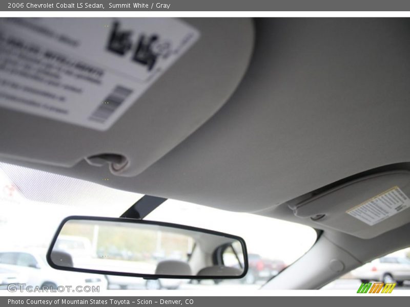 Summit White / Gray 2006 Chevrolet Cobalt LS Sedan