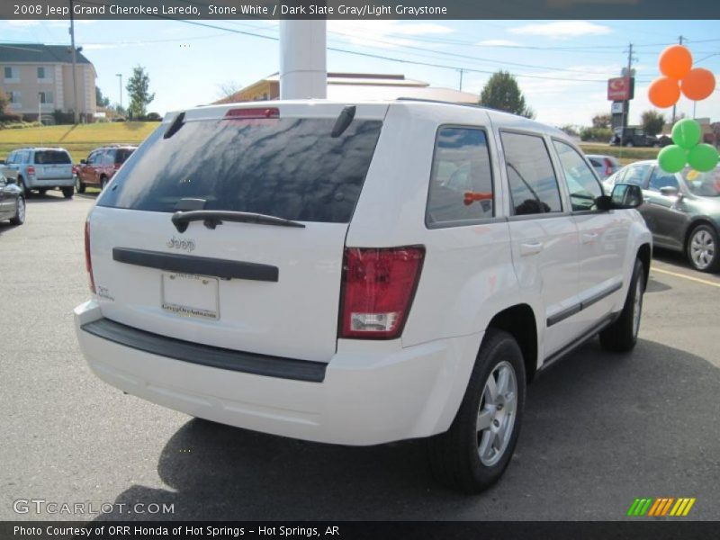 Stone White / Dark Slate Gray/Light Graystone 2008 Jeep Grand Cherokee Laredo