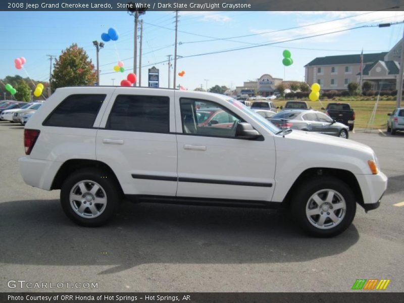 Stone White / Dark Slate Gray/Light Graystone 2008 Jeep Grand Cherokee Laredo
