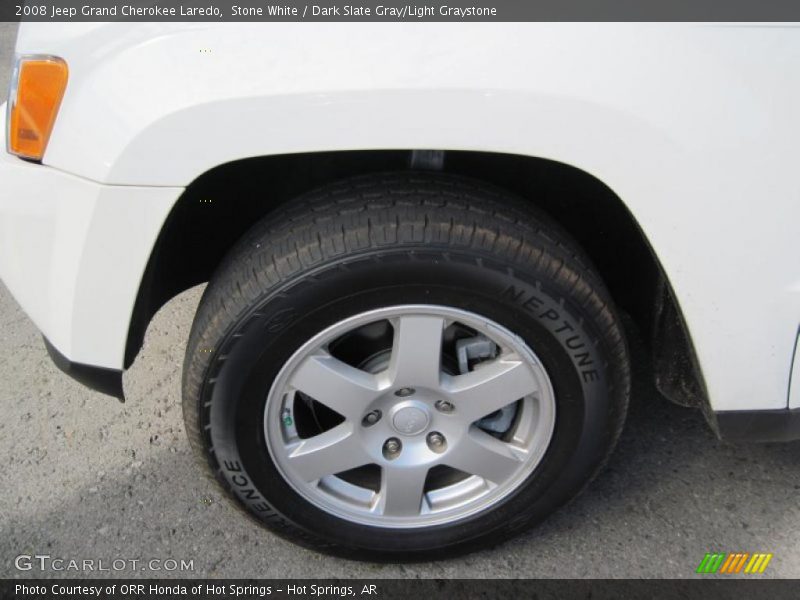 Stone White / Dark Slate Gray/Light Graystone 2008 Jeep Grand Cherokee Laredo