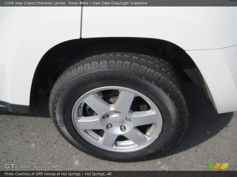 Stone White / Dark Slate Gray/Light Graystone 2008 Jeep Grand Cherokee Laredo