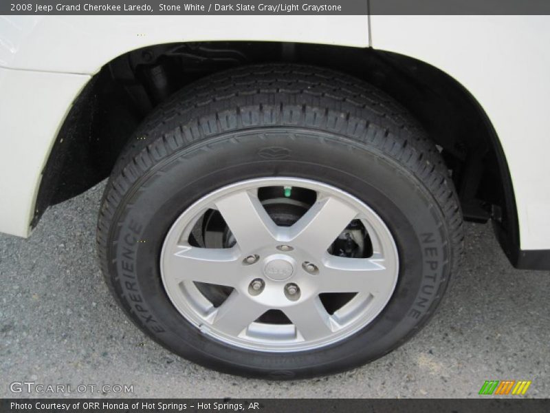Stone White / Dark Slate Gray/Light Graystone 2008 Jeep Grand Cherokee Laredo