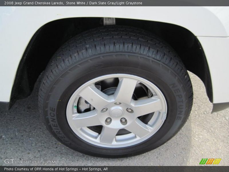 Stone White / Dark Slate Gray/Light Graystone 2008 Jeep Grand Cherokee Laredo