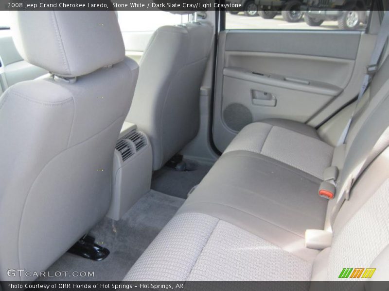 Stone White / Dark Slate Gray/Light Graystone 2008 Jeep Grand Cherokee Laredo