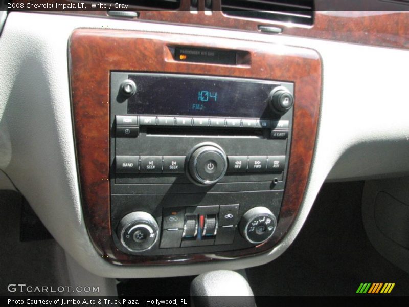 White / Gray 2008 Chevrolet Impala LT