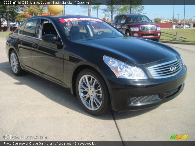 Black Obsidian / Graphite 2008 Infiniti G 35 Journey Sedan