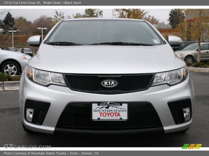 Bright Silver / Black Sport 2010 Kia Forte Koup SX