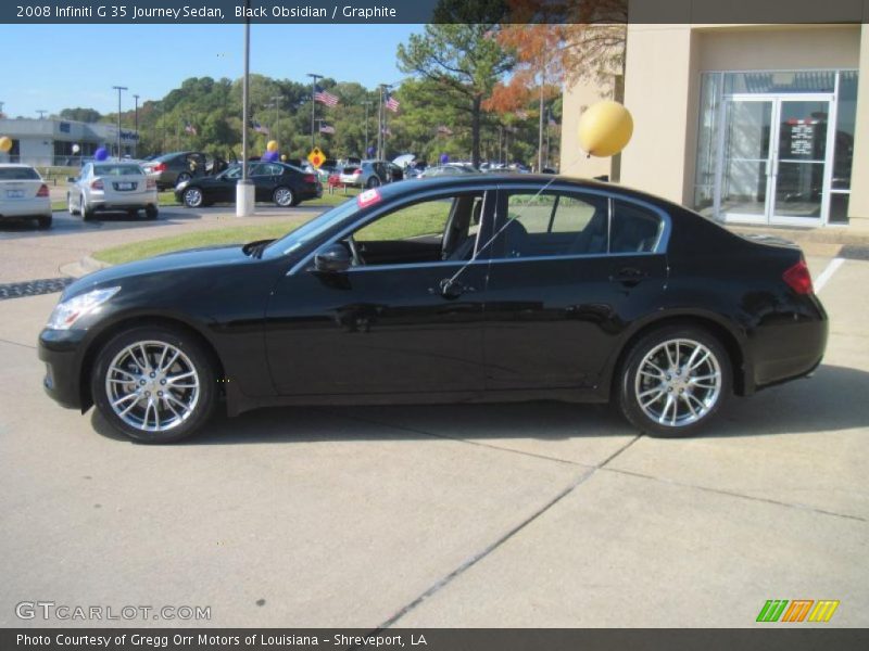 Black Obsidian / Graphite 2008 Infiniti G 35 Journey Sedan