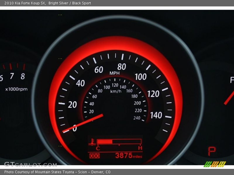 Bright Silver / Black Sport 2010 Kia Forte Koup SX
