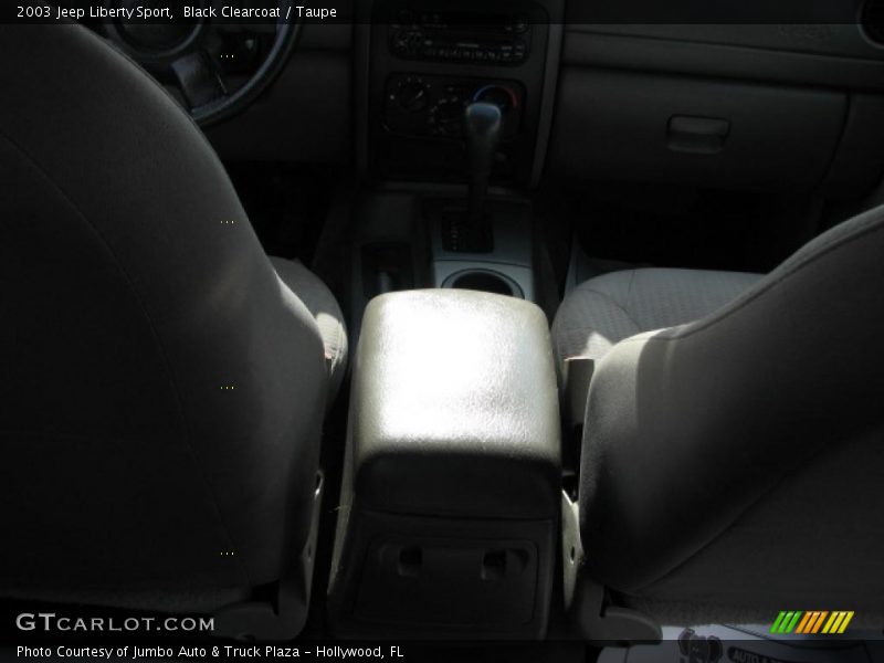 Black Clearcoat / Taupe 2003 Jeep Liberty Sport