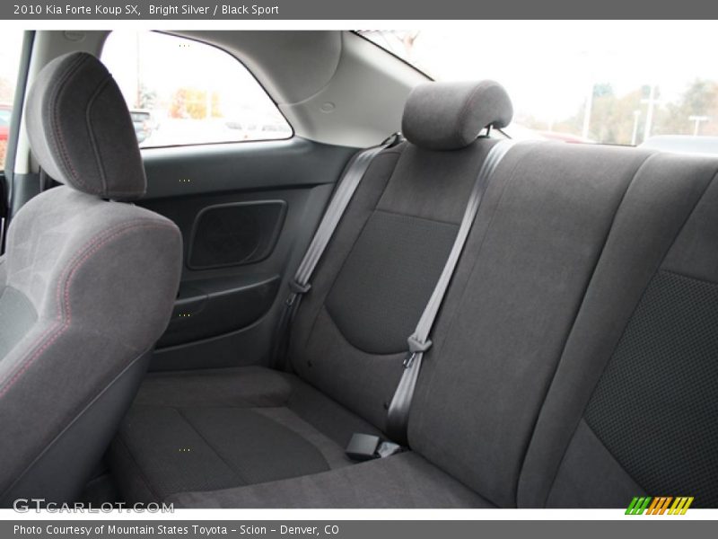 Bright Silver / Black Sport 2010 Kia Forte Koup SX