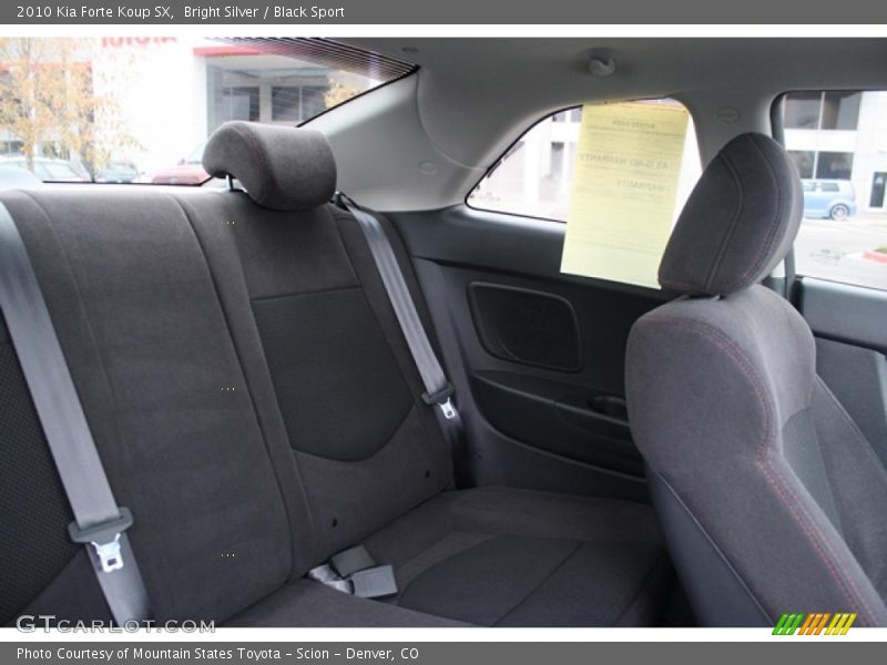Bright Silver / Black Sport 2010 Kia Forte Koup SX