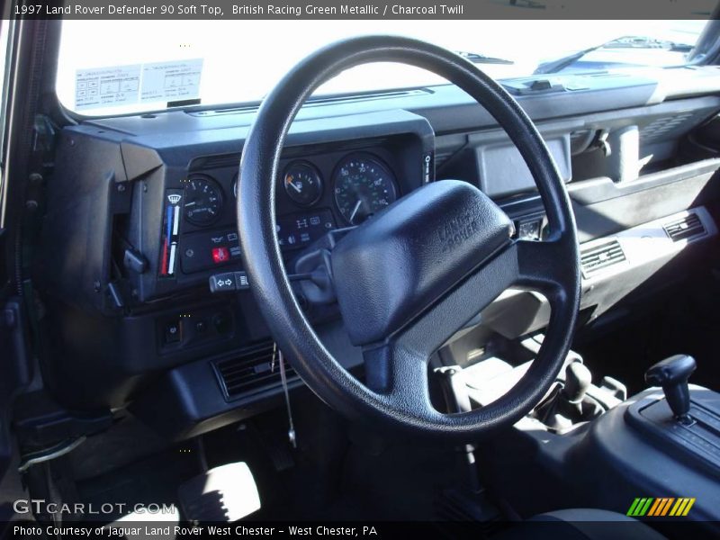 British Racing Green Metallic / Charcoal Twill 1997 Land Rover Defender 90 Soft Top