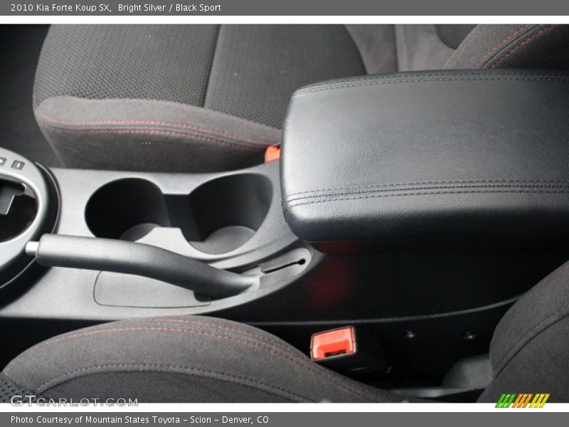 Bright Silver / Black Sport 2010 Kia Forte Koup SX
