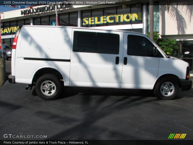 Summit White / Medium Dark Pewter 2005 Chevrolet Express 1500 Cargo Van