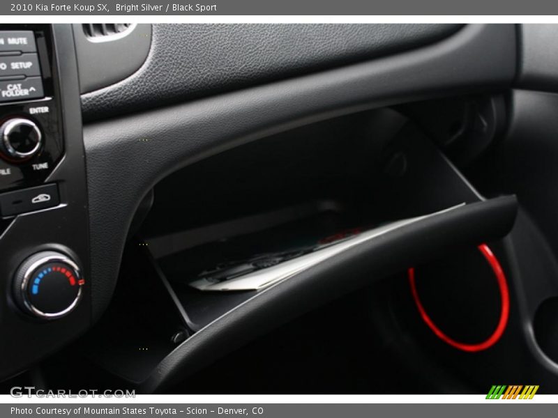 Bright Silver / Black Sport 2010 Kia Forte Koup SX
