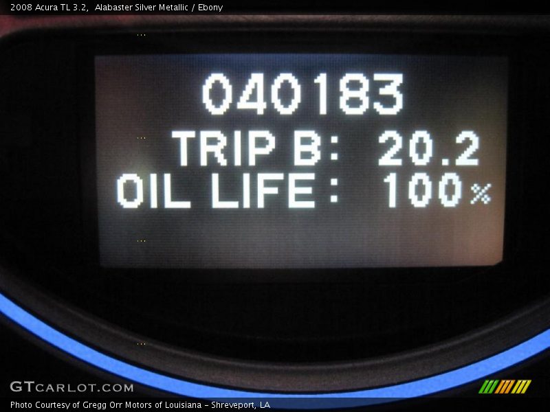 Alabaster Silver Metallic / Ebony 2008 Acura TL 3.2
