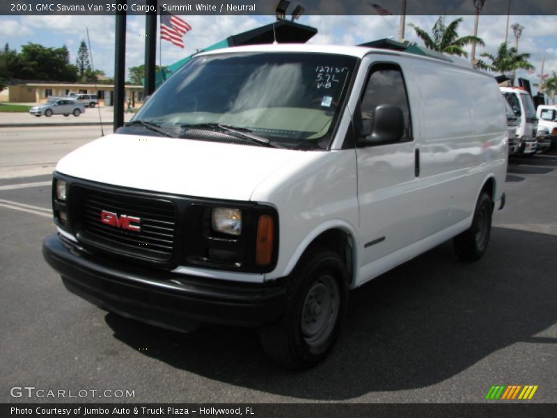 Summit White / Neutral 2001 GMC Savana Van 3500 Cargo