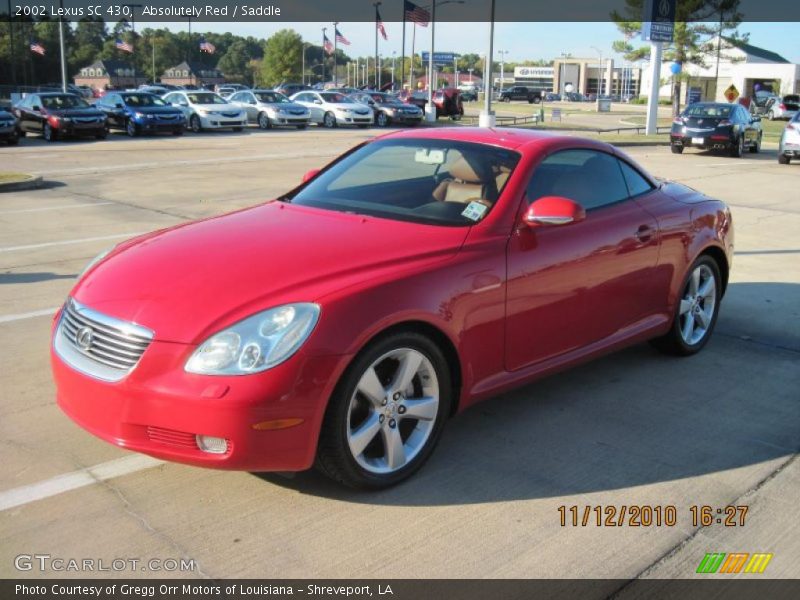 Front 3/4 View of 2002 SC 430