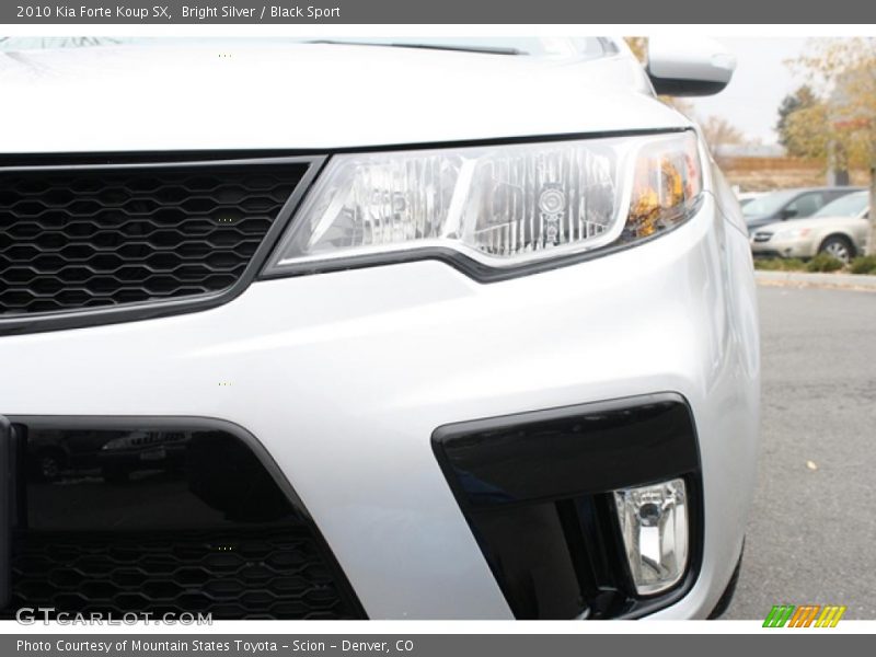Bright Silver / Black Sport 2010 Kia Forte Koup SX