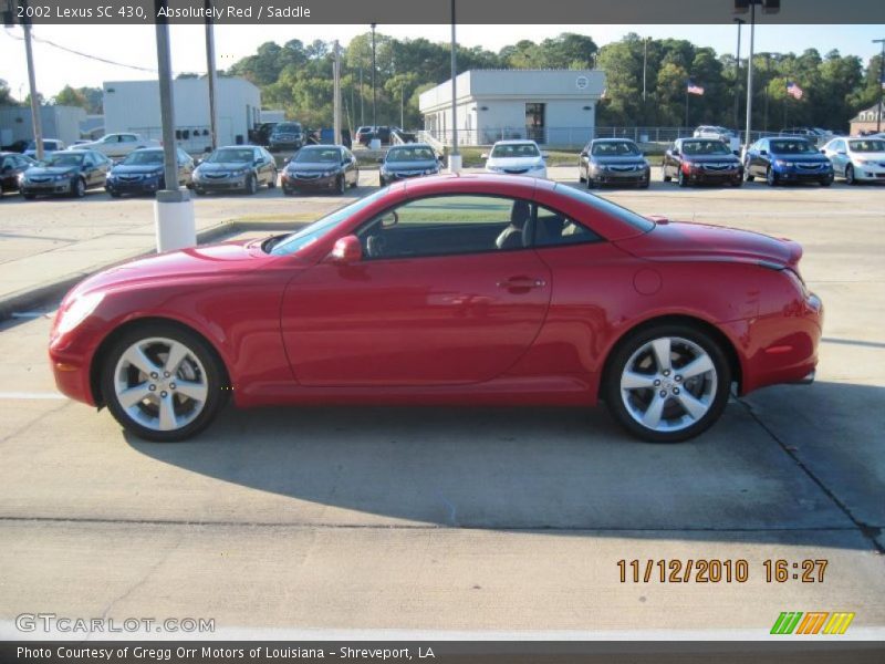  2002 SC 430 Absolutely Red