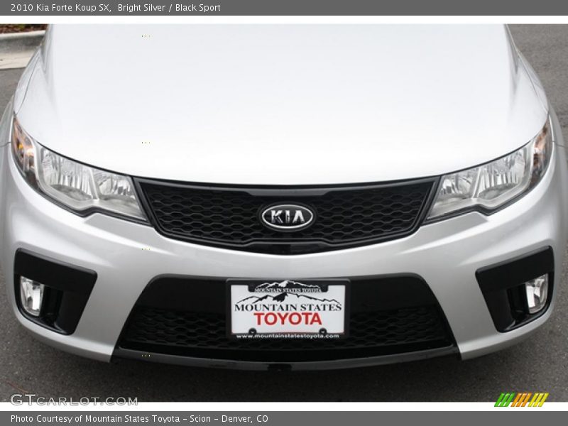 Bright Silver / Black Sport 2010 Kia Forte Koup SX