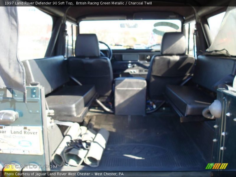 British Racing Green Metallic / Charcoal Twill 1997 Land Rover Defender 90 Soft Top