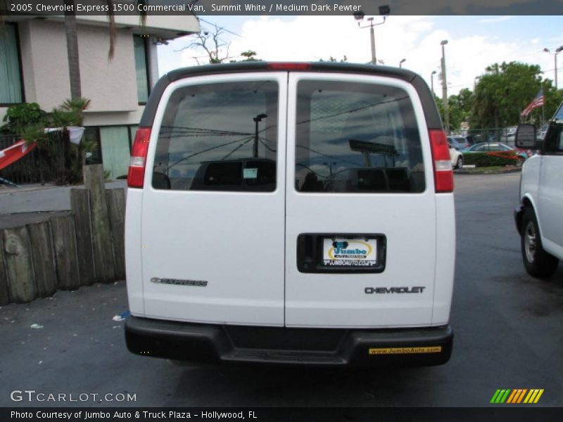 Summit White / Medium Dark Pewter 2005 Chevrolet Express 1500 Commercial Van