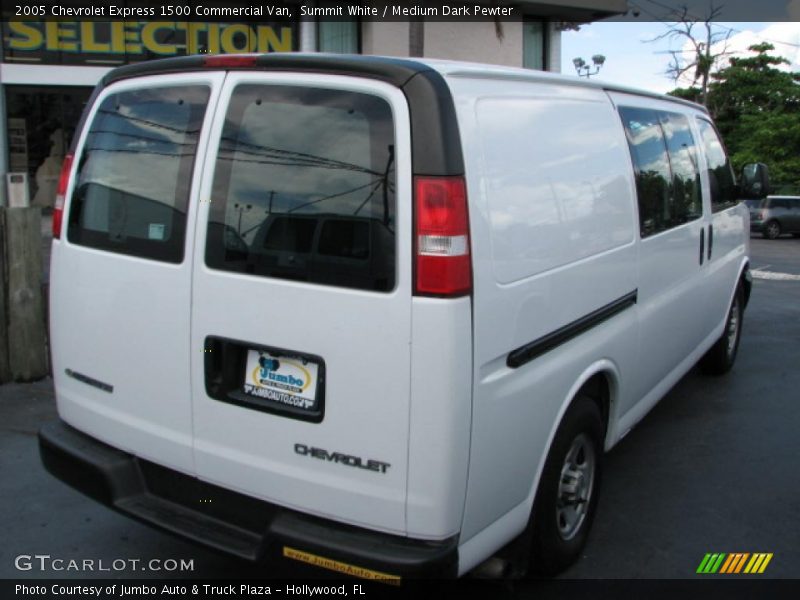 Summit White / Medium Dark Pewter 2005 Chevrolet Express 1500 Commercial Van