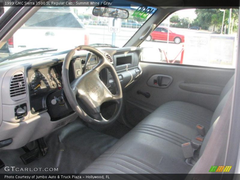  1999 Sierra 3500 SL Regular Cab Gray Interior