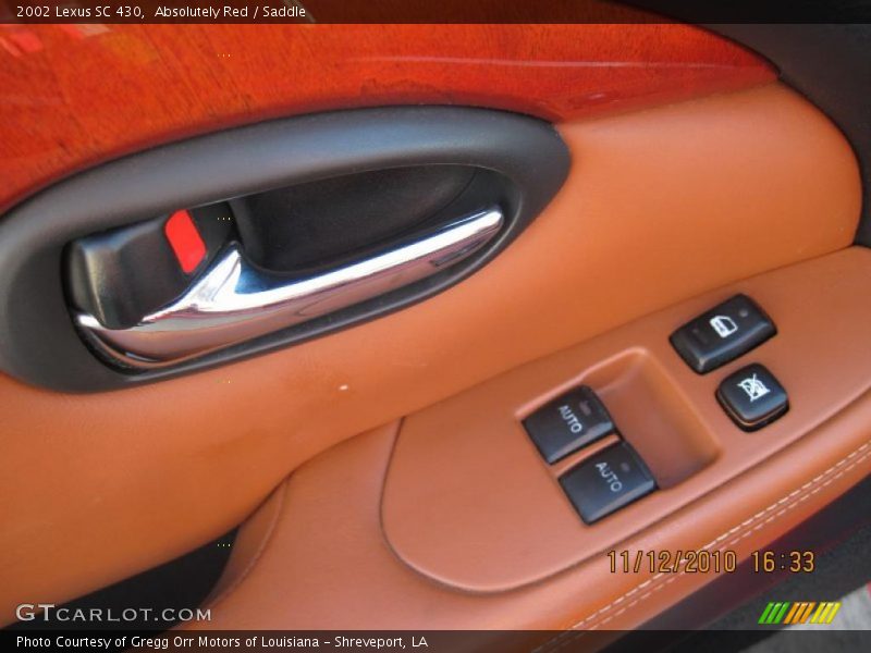 Absolutely Red / Saddle 2002 Lexus SC 430