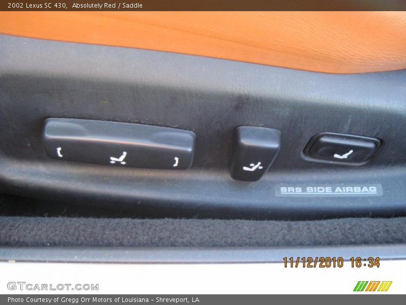 Absolutely Red / Saddle 2002 Lexus SC 430