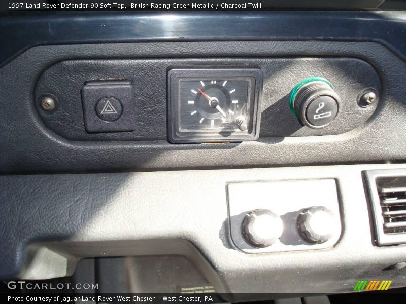 British Racing Green Metallic / Charcoal Twill 1997 Land Rover Defender 90 Soft Top