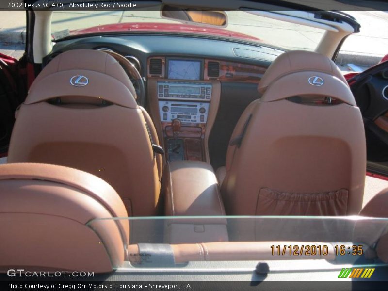 Absolutely Red / Saddle 2002 Lexus SC 430