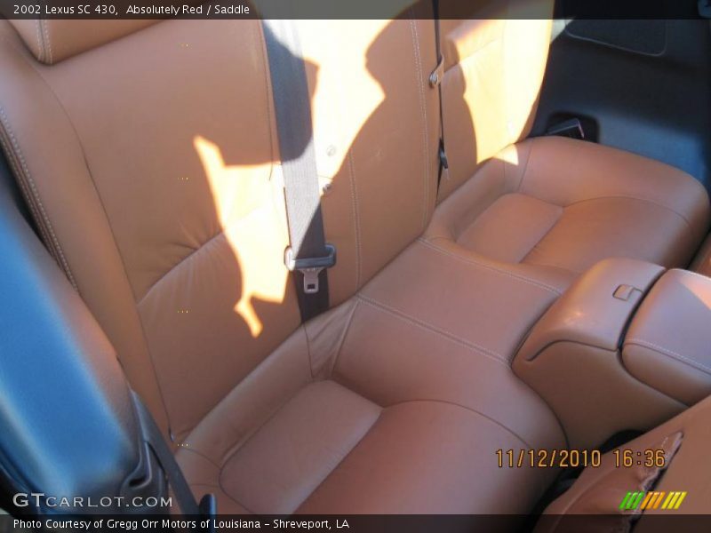 Absolutely Red / Saddle 2002 Lexus SC 430