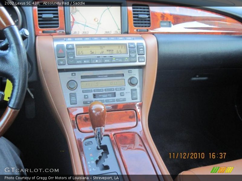 Absolutely Red / Saddle 2002 Lexus SC 430