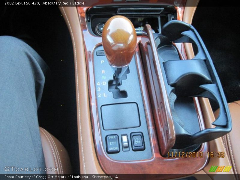 Absolutely Red / Saddle 2002 Lexus SC 430