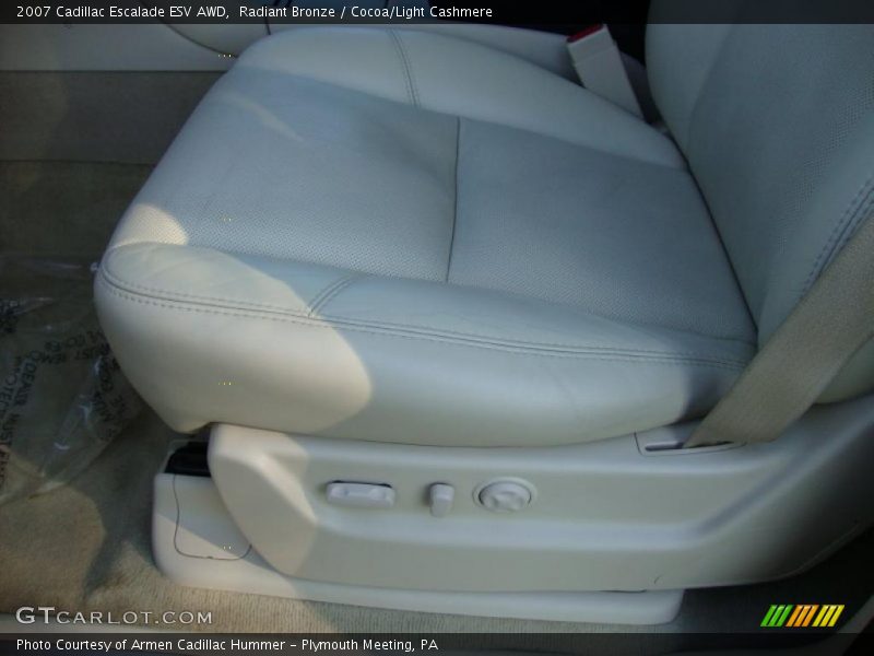 Radiant Bronze / Cocoa/Light Cashmere 2007 Cadillac Escalade ESV AWD