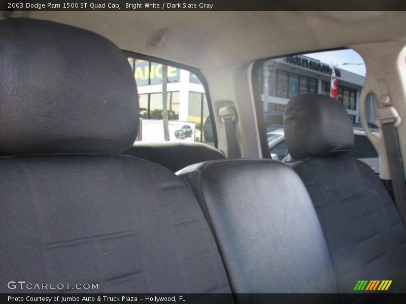 Bright White / Dark Slate Gray 2003 Dodge Ram 1500 ST Quad Cab
